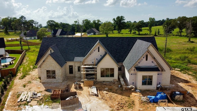 view of back of property