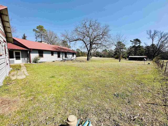 view of yard