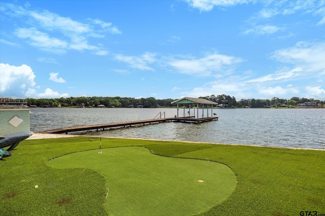 220 Pin Oak Dr, Mabank, TX 75156 - dock area with a water view