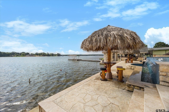220 Pin Oak Dr, Mabank, TX 75156 - dock area featuring a water view