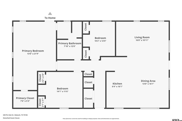 220 Pin Oak Dr, Mabank, TX 75156 - view of home floor plan