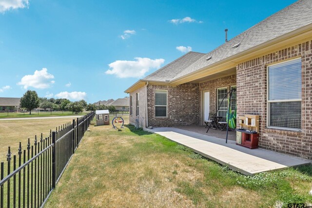 3449 Abes Landing Dr, Granbury, TX 76049 - view of yard featuring a patio area