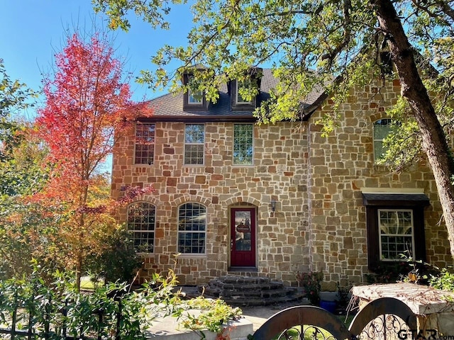 4861 Nicklaus Ct, Tyler, TX 75709 - view of front facade featuring stone siding
