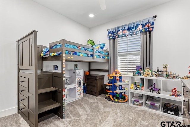 bedroom featuring carpet floors