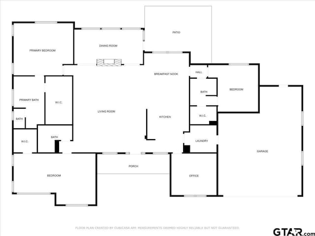 909 Univerity Dr, Carthage, TX 75633 - floor plan / room layout