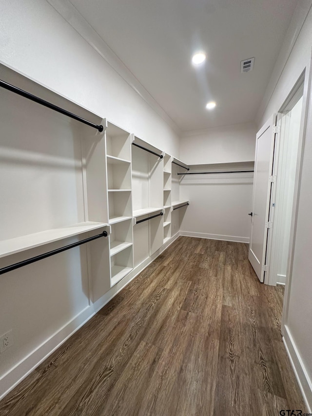 12301 Harlon, Flint, TX 75762 - spacious closet featuring dark wood-style floors