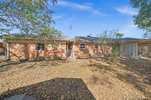 view of back of house