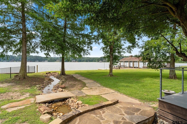 89 Eagle Cv, Mount Vernon, TX 75457 - view of yard with a water view