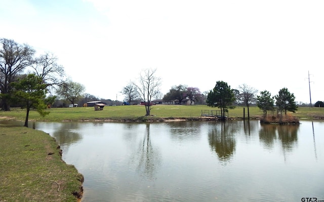 view of water feature