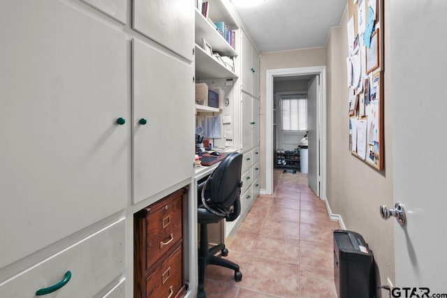 1719 S Chilton Ave, Tyler, TX 75701 - office with light tile patterned flooring and baseboards