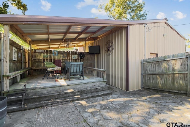 1719 S Chilton Ave, Tyler, TX 75701 - view of wooden deck