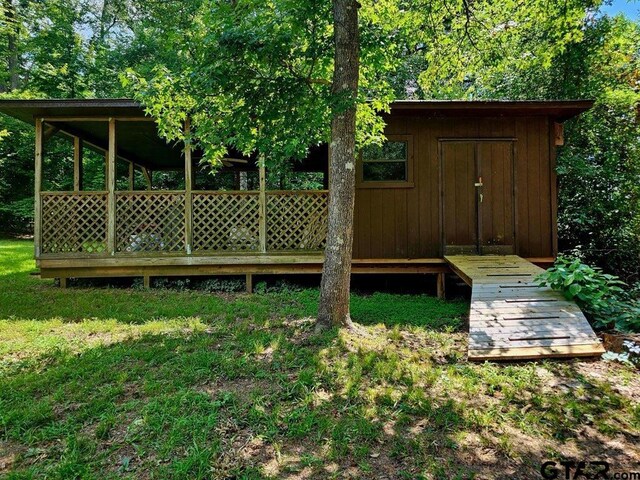 18872 Big Timber Rd, Tyler, TX 75703 - view of wooden deck