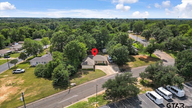 3121 S Robertson Ave, Tyler, TX 75701 - drone / aerial view of a heavily wooded area