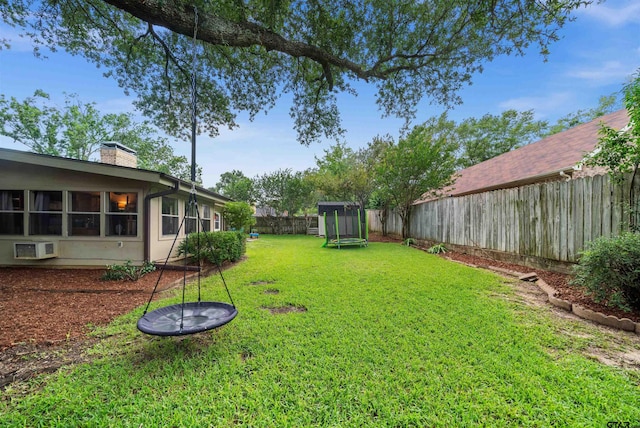 1430 Wavely St, Tyler, TX 75701 - view of yard with a trampoline