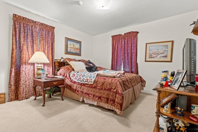 bedroom with carpet flooring