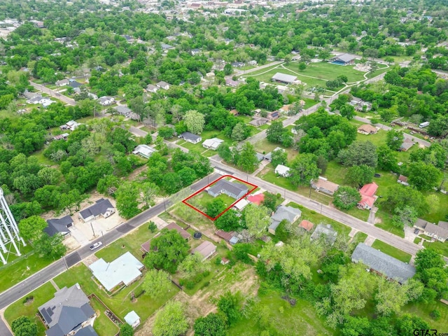 drone / aerial view featuring a residential view
