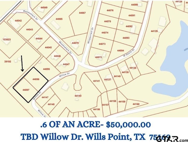 TBD Willow Dr, Wills Point TX, 75169 land for sale