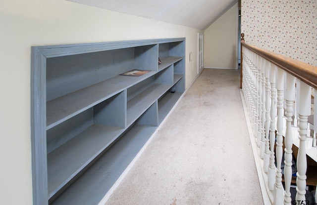 811 Janis, Bullard, TX 75757 - corridor featuring vaulted ceiling and light colored carpet
