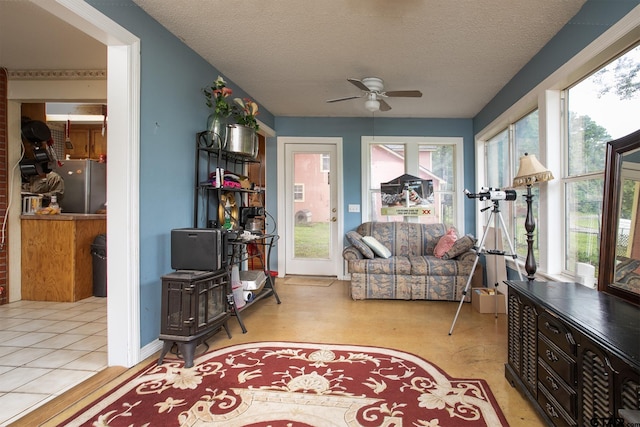 811 Janis, Bullard, TX 75757 - sunroom with healthy amount of natural light, a textured ceiling, and wood finished floors