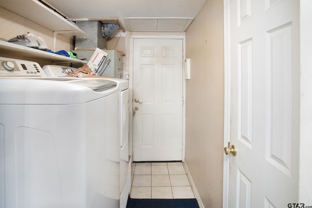 811 Janis, Bullard, TX 75757 - laundry area with independent washer and dryer and light tile patterned flooring