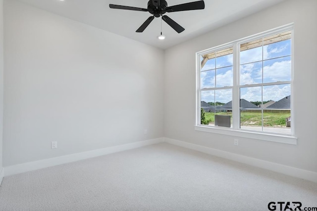 7130 Alexander Dr, Tyler, TX 75707 - spare room with carpet flooring and a ceiling fan