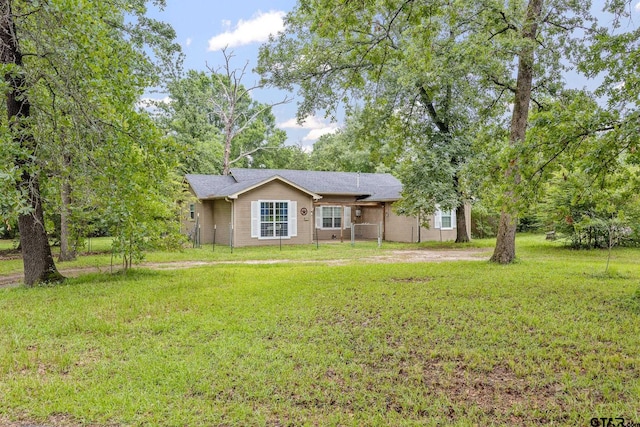1805 San Saba Dr, Bullard, TX 75757 - ranch-style house featuring a front lawn