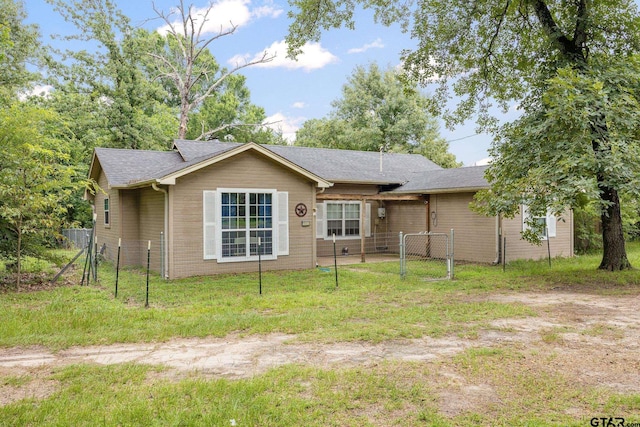 1805 San Saba Dr, Bullard, TX 75757 - single story home featuring a gate and roof with shingles