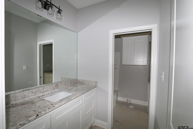 11905 Gillian Ct, Tyler, TX 75703 - bathroom with baseboards and vanity