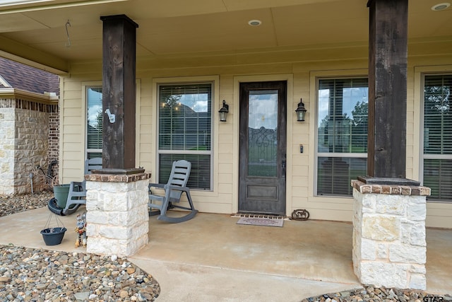 275 Babatwa Ln, Bullard, TX 75757 - doorway to property featuring covered porch