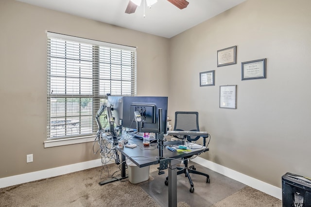 275 Babatwa Ln, Bullard, TX 75757 - carpeted office featuring plenty of natural light and a ceiling fan