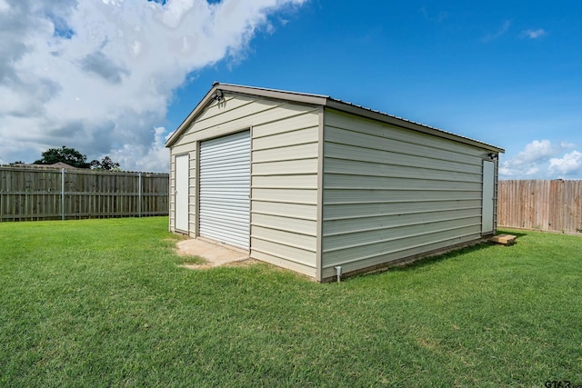 275 Babatwa Ln, Bullard, TX 75757 - view of outdoor structure featuring a fenced backyard