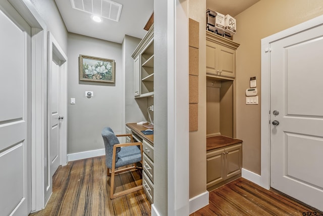 275 Babatwa Ln, Bullard, TX 75757 - mudroom featuring dark wood-style floors