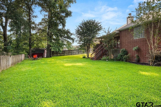 502 Northcreek Dr, Chandler, TX 75758 - view of yard with stairway