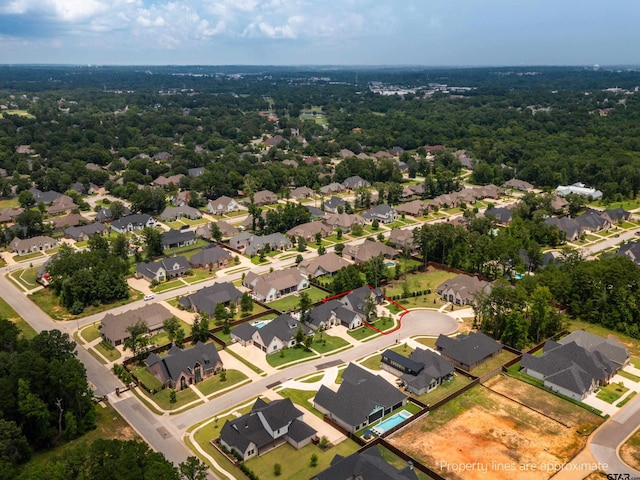 1555 Maple Crk, Tyler, TX 75703 - aerial perspective of suburban area