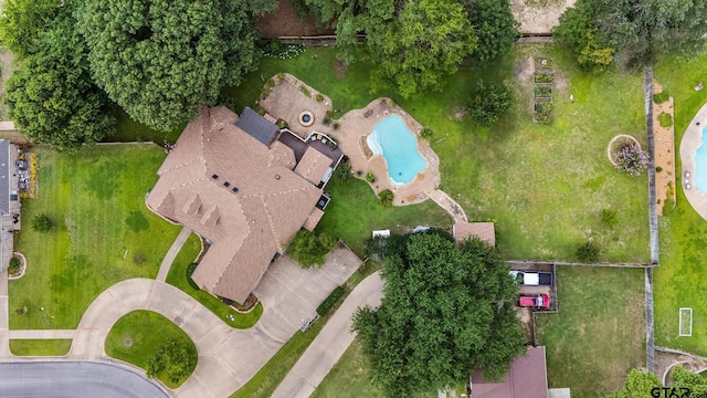 11187 Hunters Trl, Flint, TX 75762 - drone / aerial view of a pool area