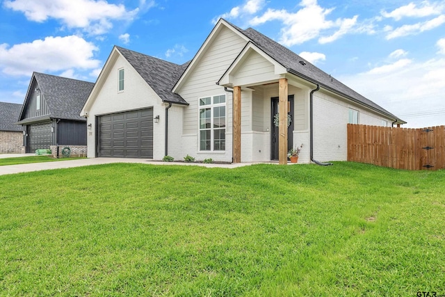 137 Sides Blvd, Bullard, TX 75757 - view of front of house featuring brick siding, driveway, an attached garage, and roof with shingles