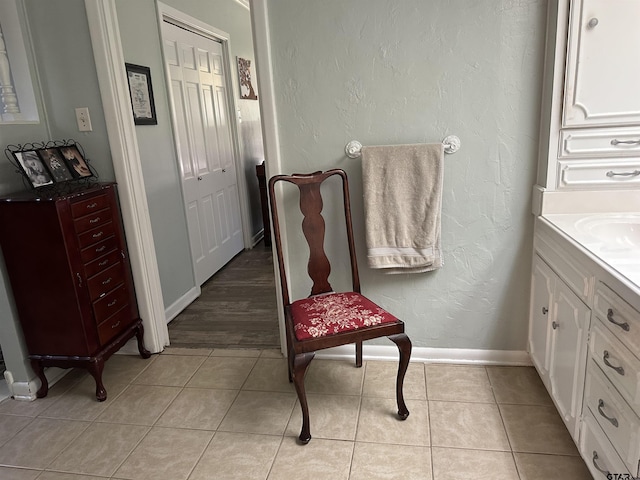 bathroom featuring tile patterned floors