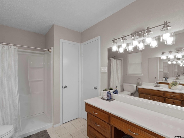 184 Shiprock Path, Holly Lake Ranch, TX 75765 - bathroom featuring tile patterned floors, vanity, and a shower with curtain