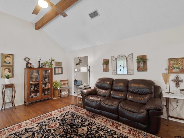 184 Shiprock Path, Holly Lake Ranch, TX 75765 - living room with wood finished floors and ceiling fan