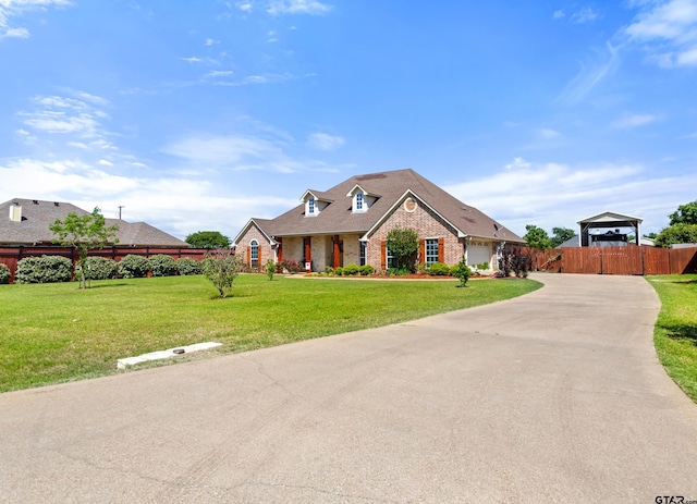 16050 Stonebriar Ct, Lindale, TX 75771 - view of front of house with brick siding and driveway
