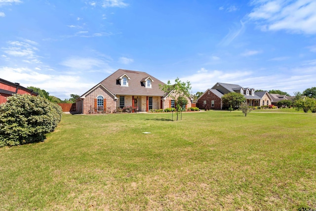 16050 Stonebriar Ct, Lindale, TX 75771 - view of front of house with brick siding and a front yard