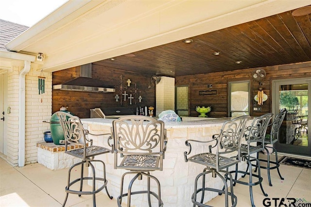 273 Fm 2276, Kilgore, TX 75662 - view of patio featuring outdoor dry bar