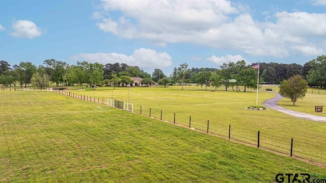 273 Fm 2276, Kilgore, TX 75662 - view of community with a lawn, a rural view, and fence