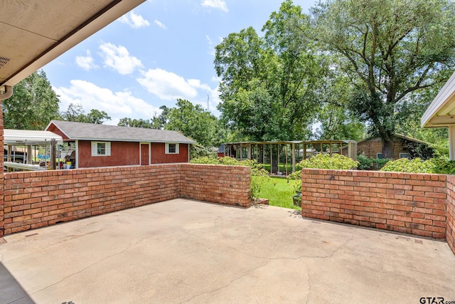 104 W Perry St, Frankston, TX 75763 - view of patio