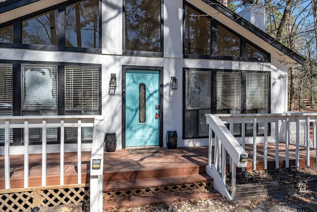 view of entrance to property