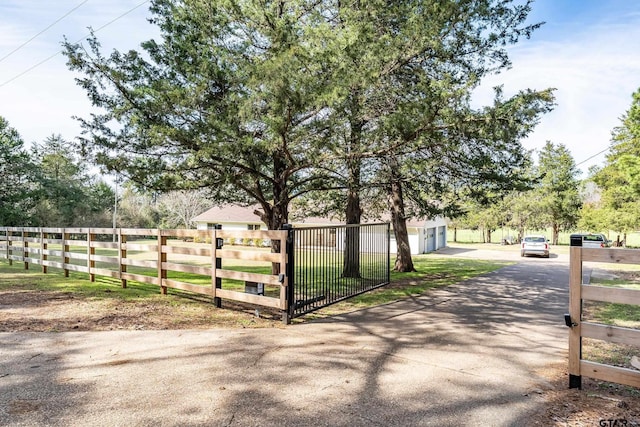 exterior space featuring fence