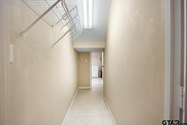 5405 Ashbury Ct, Tyler, TX 75703 - hall with baseboards and light tile patterned floors