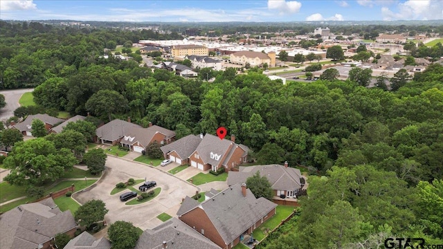 5405 Ashbury Ct, Tyler, TX 75703 - aerial view of property's location with nearby suburban area