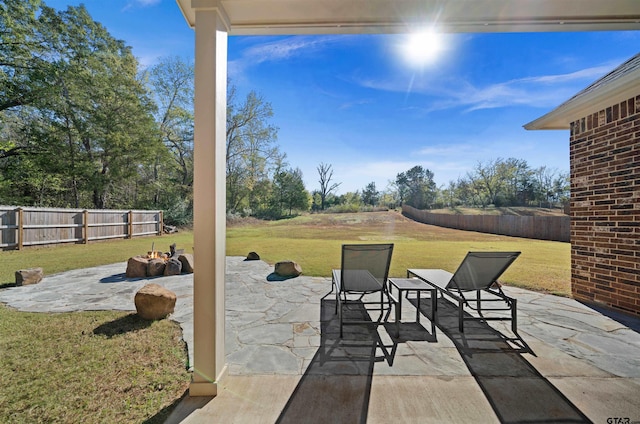 view of patio