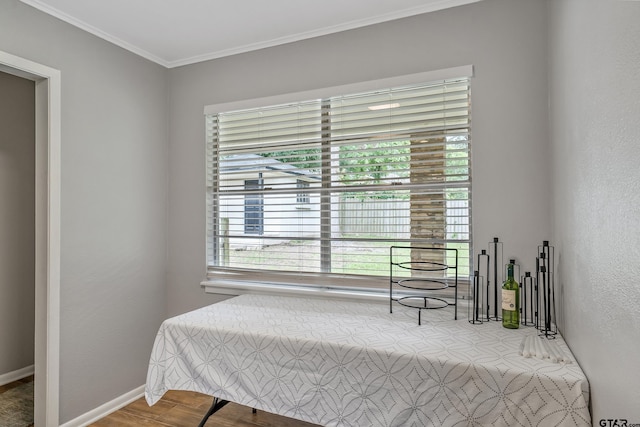 7411 Hollyoak Dr, Tyler, TX 75703 - bedroom featuring crown molding and multiple windows